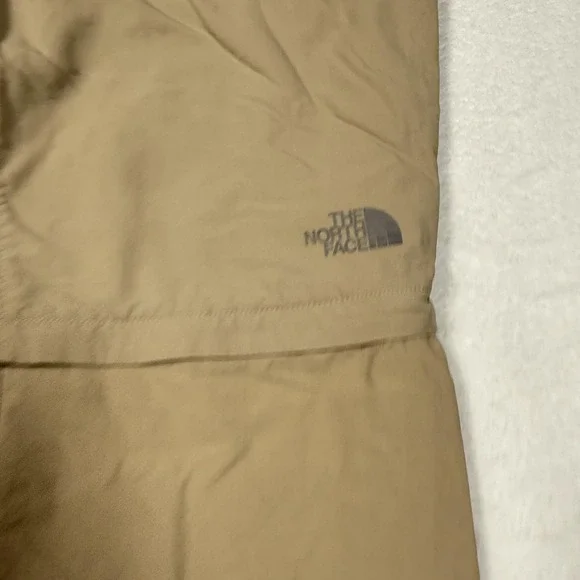 The North Face Pants Mens 36 Long Khaki Convertible Zip Off Hiking Lightweight - Picture 3 of 16